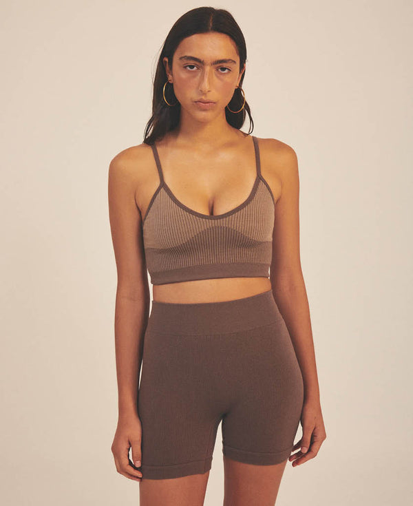 Nagnata CLASSIC WOOL MINI SHORT MOCHA