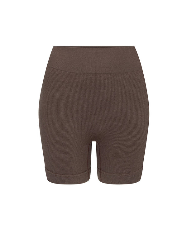 nagnata CLASSIC WOOL MINI SHORT MOCHA