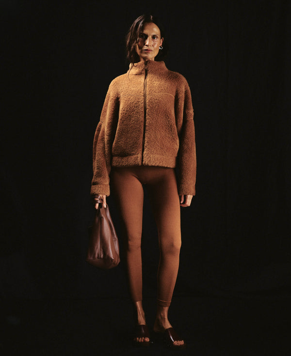 Nagnata CLASSIC WOOL RIB LEGGING SPICE