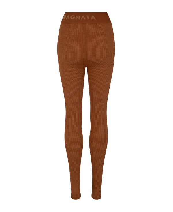 Nagnata CLASSIC WOOL RIB LEGGING SPICE