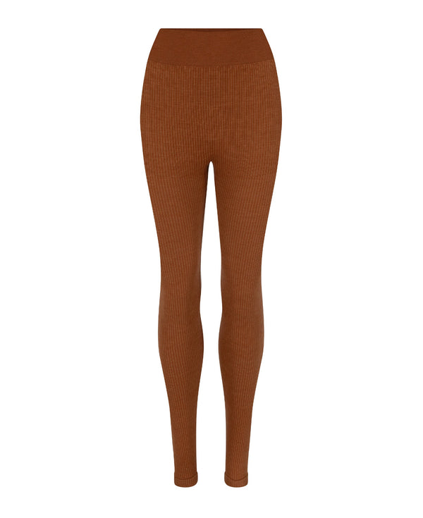nagnata CLASSIC WOOL RIB LEGGING SPICE