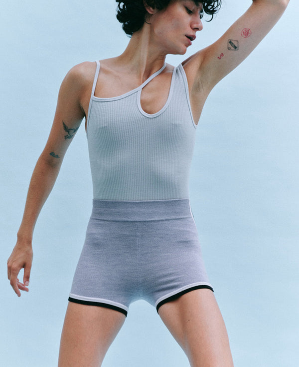 Nagnata ELLIPTIC TANK SILVER