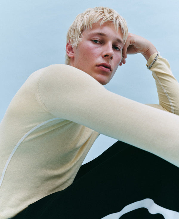 Nagnata ESSENTIALS LONG SLEEVE TOP BUTTER