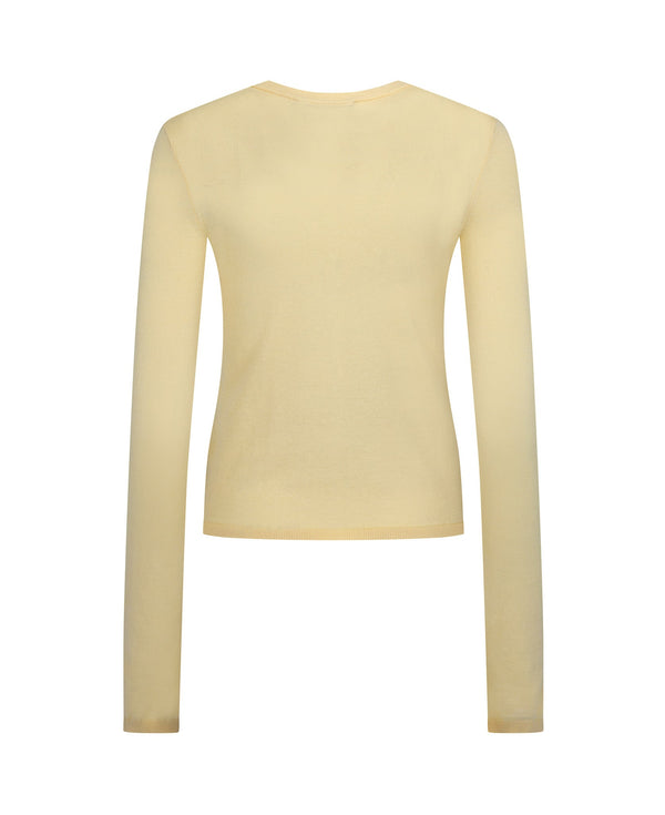 Nagnata ESSENTIALS LONG SLEEVE TOP BUTTER