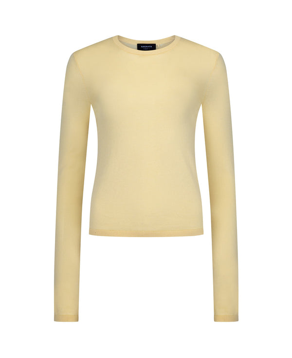 nagnata ESSENTIALS LONG SLEEVE TOP BUTTER
