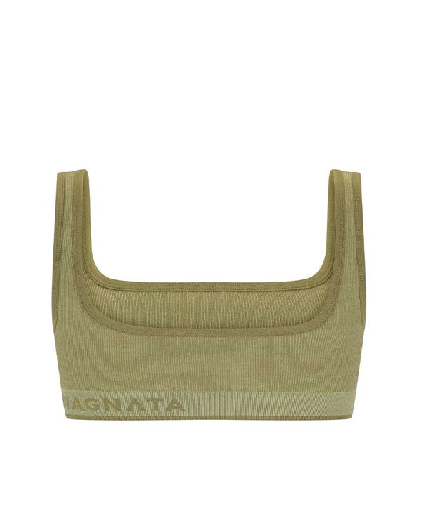 Nagnata FINE RIB WOOL BRALET FAUNA