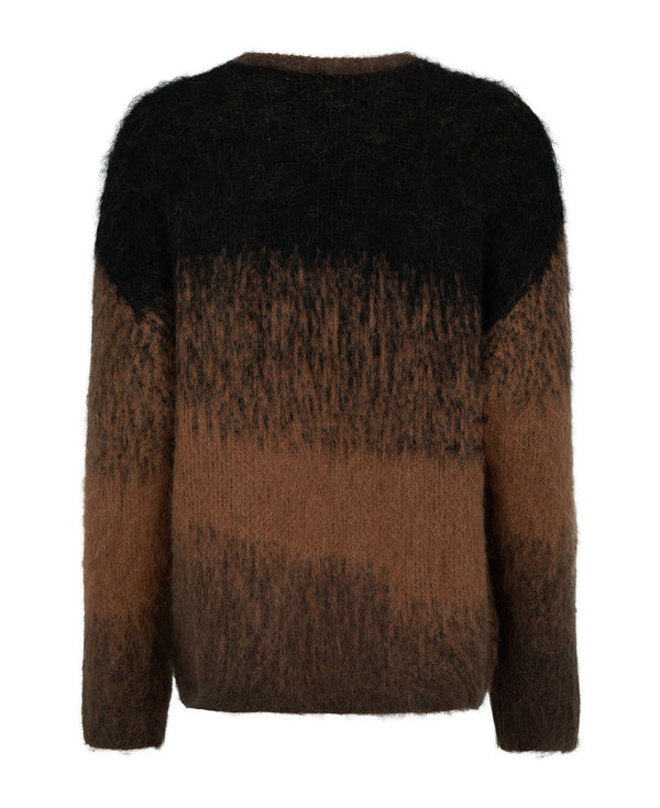 Nagnata GRADIENT ALPACA WOOL SWEATER BRONZITE