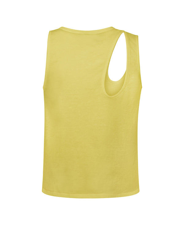 Nagnata HIGHLIGHTER TANK CHARTREUSE | CREAM