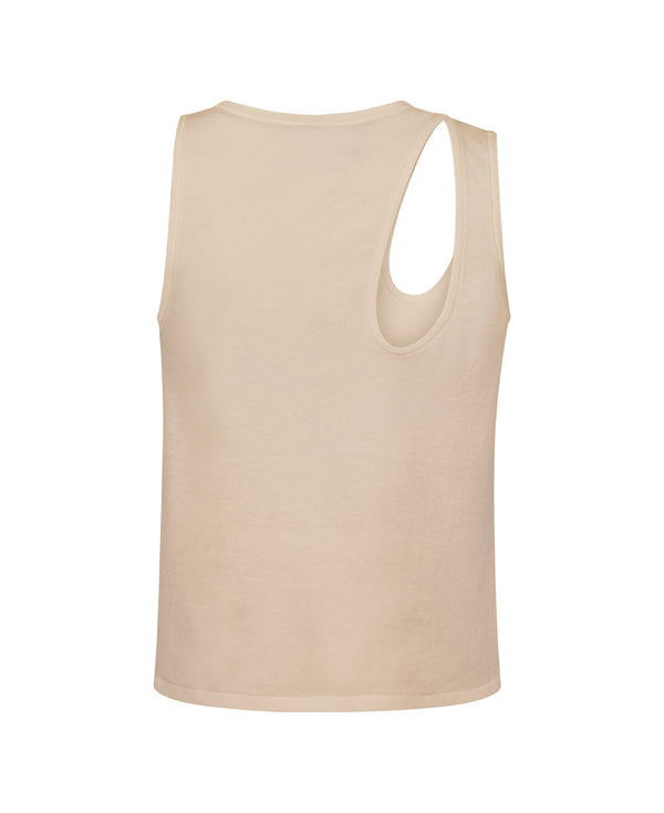 Nagnata HIGHLIGHTER TANK SANDSTONE | CHARTREUSE