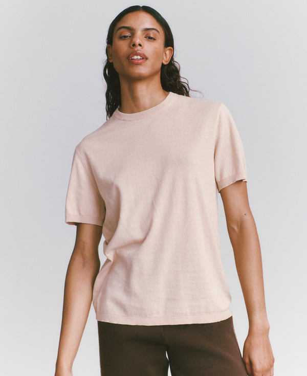 Nagnata HIGHLIGHTER TEE SANDSTONE | CHARTREUSE