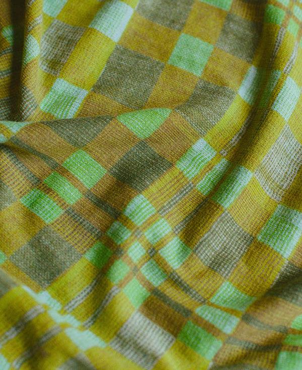 Nagnata ISOLA CHECK WRAP TOP MATCHA