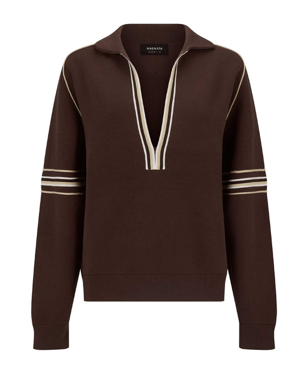 nagnata ORGANIC MOTLEY JERSEY ESPRESSO