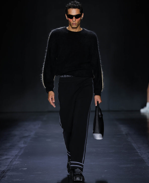 Nagnata ORGANIC MOTLEY TRACK PANT BLACK