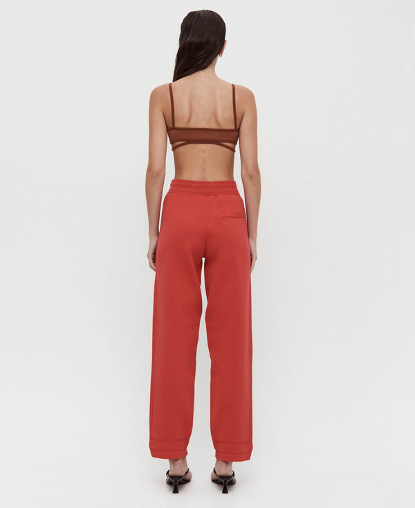 Nagnata ORGANIC MOTLEY TRACK PANT CRIMSON