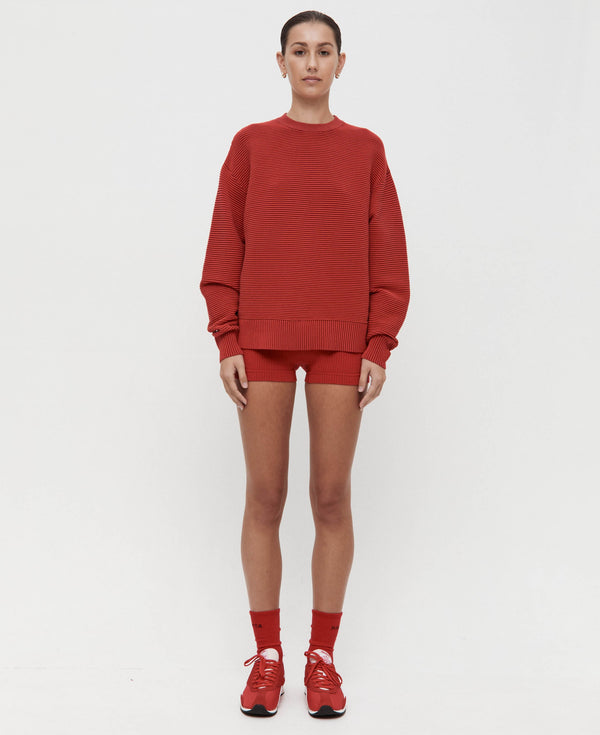 Nagnata ORGANIC SONNY SWEATER 2.0 CRIMSON