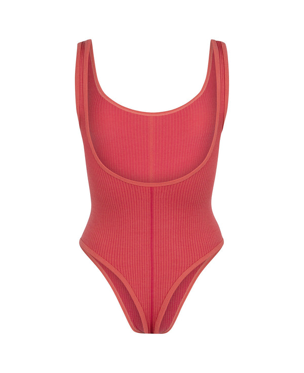 Nagnata RIB BODYSUIT HOT PINK | NEON PINK