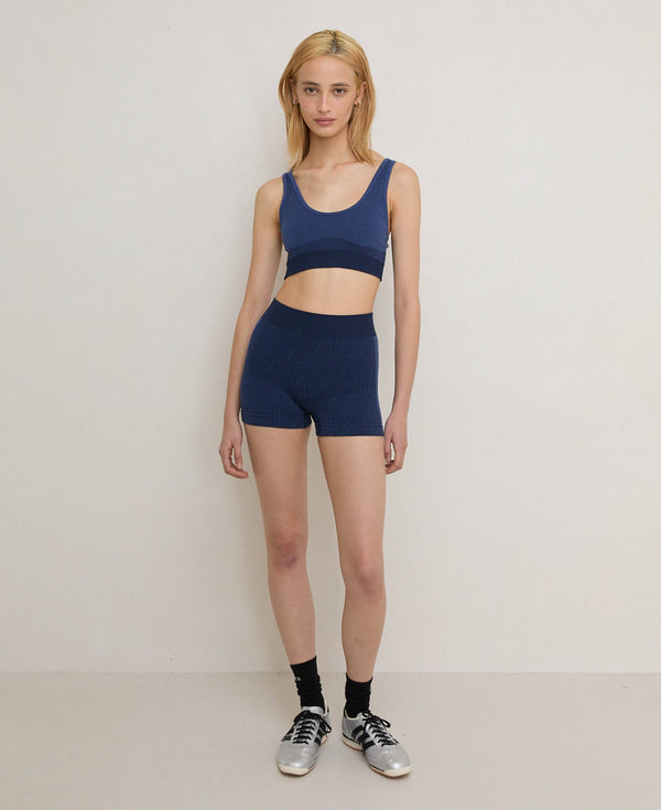 Nagnata SCOOP WOOL CROP DENIM