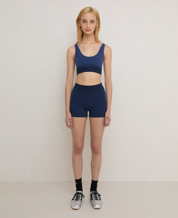 Nagnata SCOOP WOOL CROP DENIM