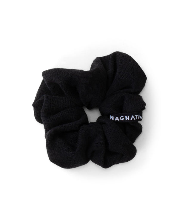 nagnata SEAMLESS SCRUNCHIE BLACK