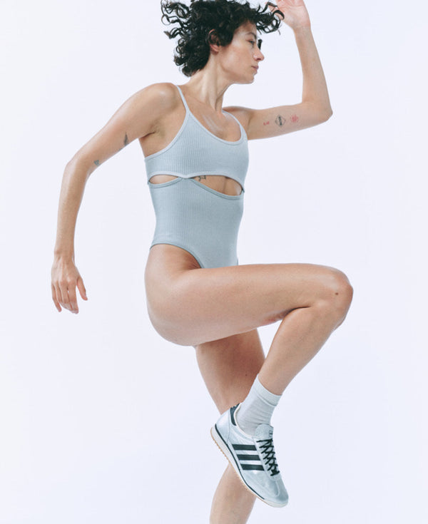 Nagnata SPLICE BODYSUIT SILVER