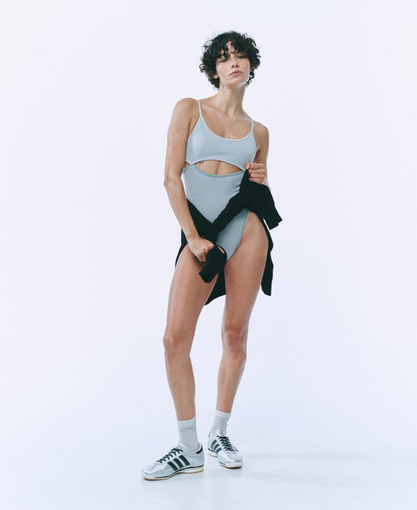 Nagnata SPLICE BODYSUIT SILVER