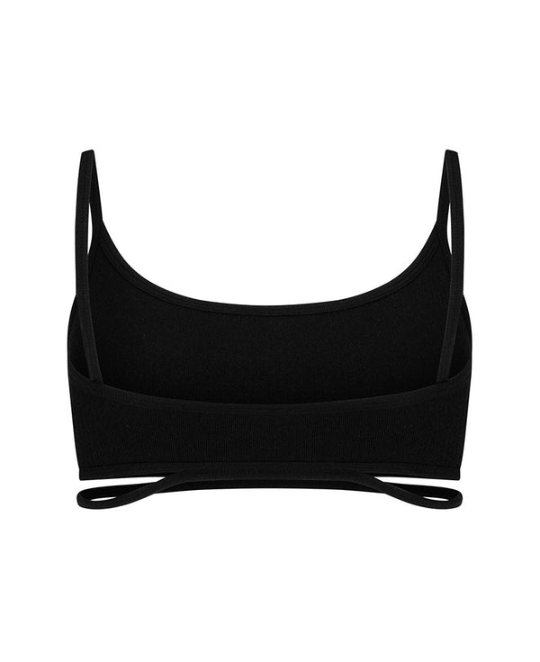 Nagnata SPLICE WOOL BRALET BLACK