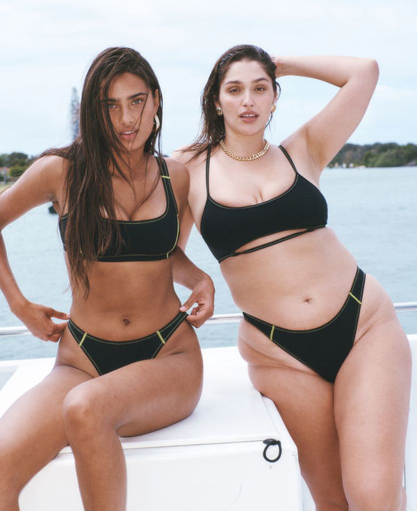 Nagnata SUNDOWN DEMILUNE BRALET BLACK