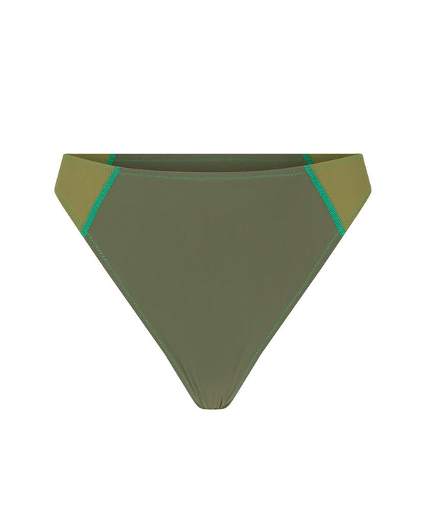 nagnata SUNDOWN HIGH WAIST BRIEF SEA MOSS