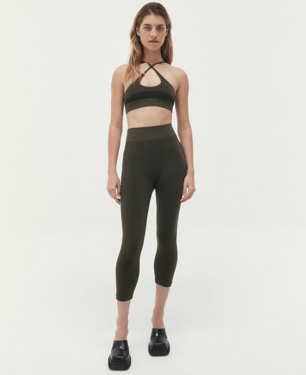 Nagnata SURYA CROP MOSS | BLACK