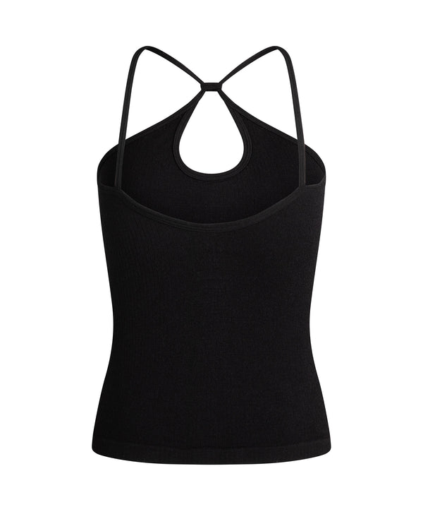Nagnata SURYA WOOL TANK BLACK