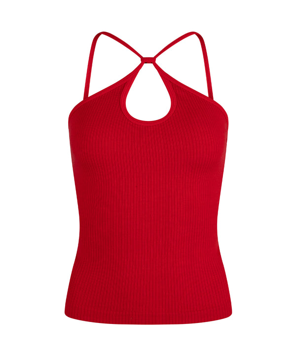 nagnata SURYA WOOL TANK CRIMSON