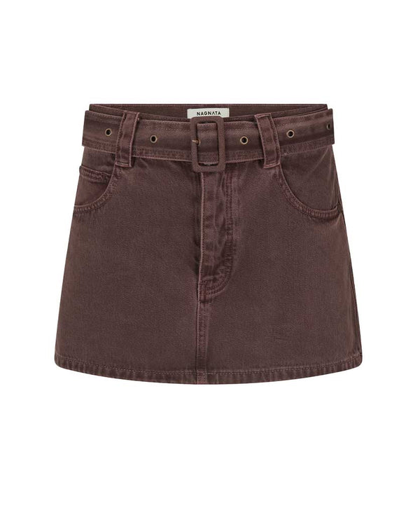 nagnata VEGETABLE DYE BELTED MINI BRONZITE