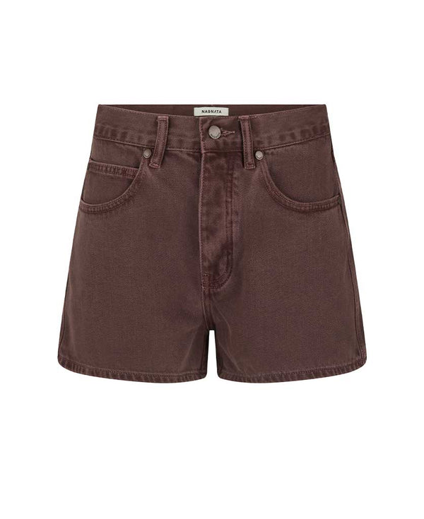 nagnata VEGETABLE DYE BERMUDA SHORT BRONZITE