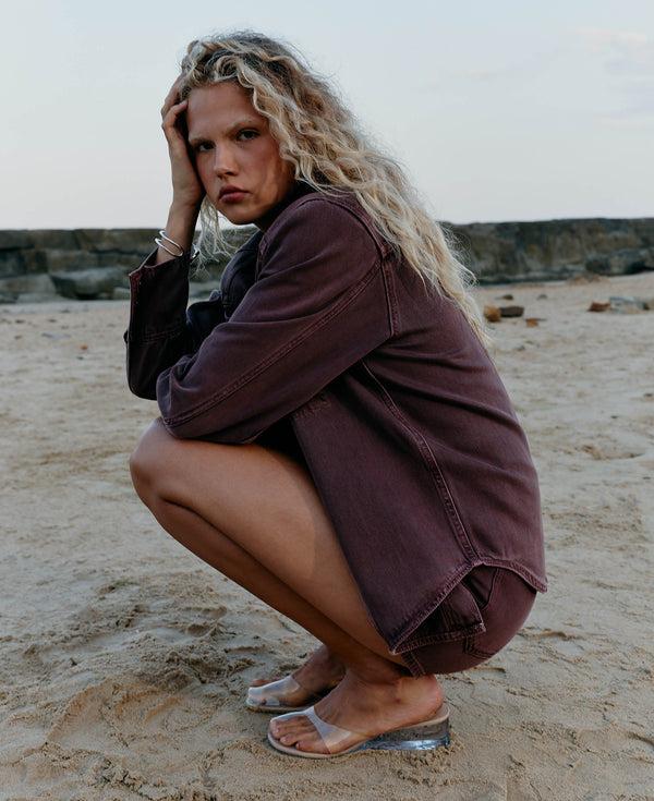 Nagnata VEGETABLE DYE UTILITY JACKET BRONZITE