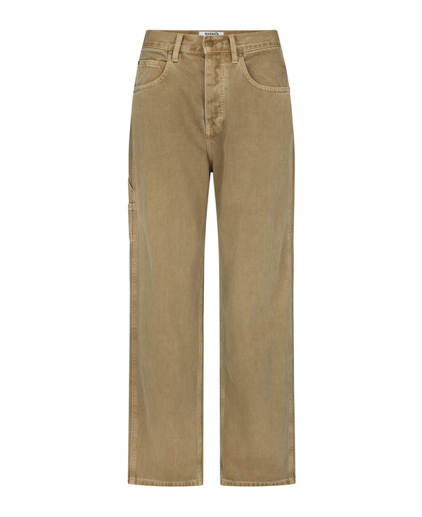nagnata VEGETABLE DYE UTILITY JEAN DULL GOLD