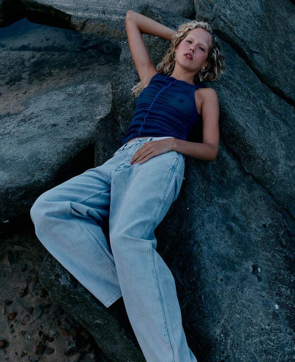 Nagnata VEGETABLE DYE UTILITY JEAN MIST