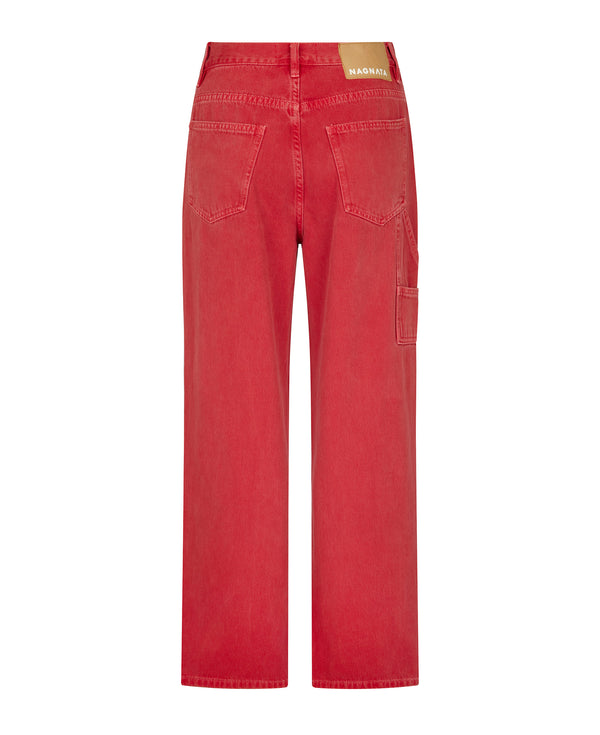 Nagnata VEGETABLE DYE UTILITY JEAN RUBY