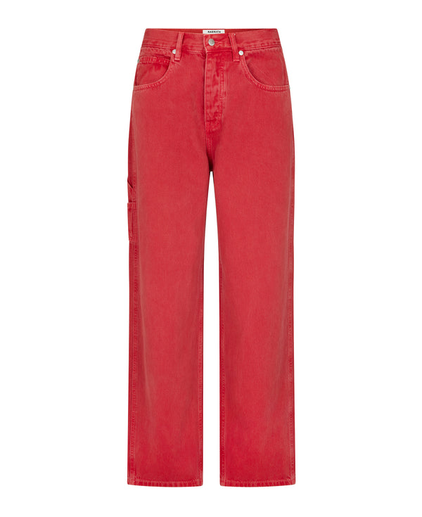nagnata VEGETABLE DYE UTILITY JEAN RUBY