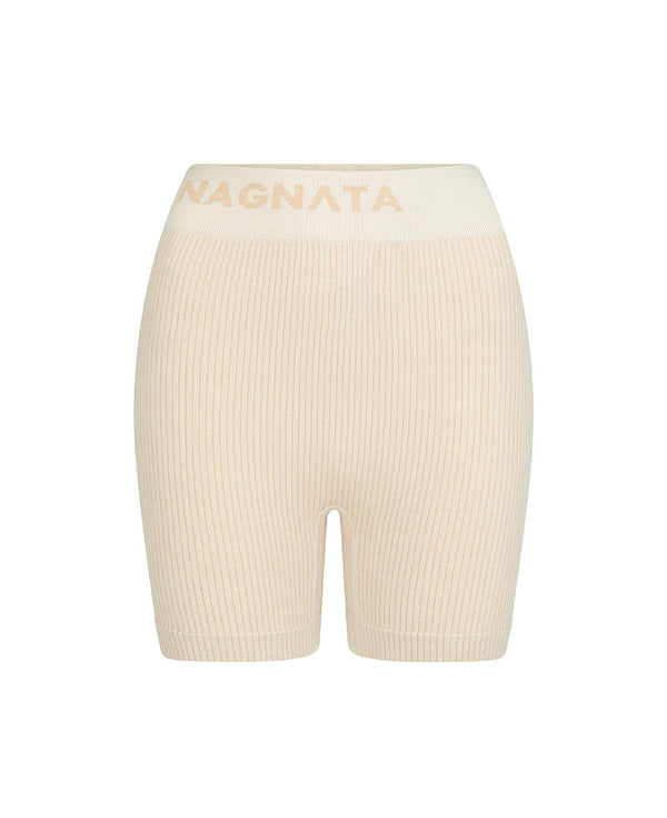 nagnata YANG WOOL MINI SHORT CREAM