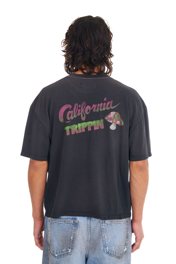 Nahmias California Tripping Boxy T-shirt AGED BLACK