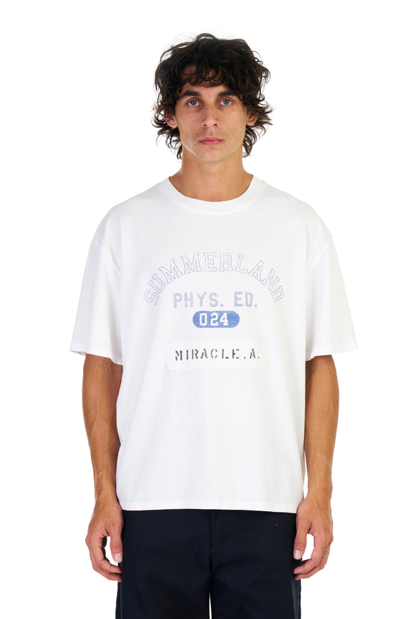 nahmias Miracle A. Boxy T-shirt in White COTTON WHITE