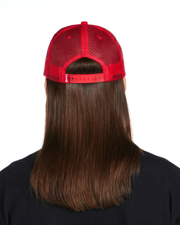 Nahmias Miracle Academy Corduroy Trucker Hat In Cherry CHERRY