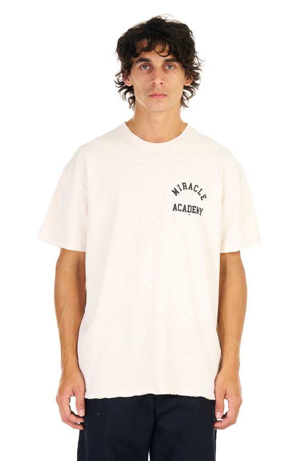 nahmias Miracle Academy T-shirt in Cotton White COTTON WHITE