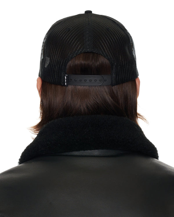 Nahmias Miracle Academy Trucker Hat In Black On Black BLACK/BLACK