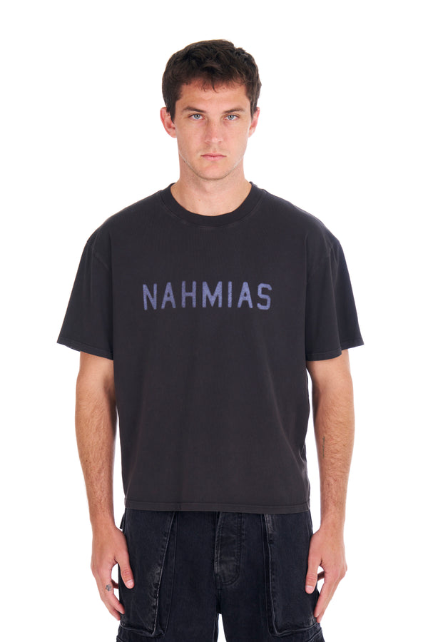 nahmias 24 Blur Boxy T-shirt OFF BLACK