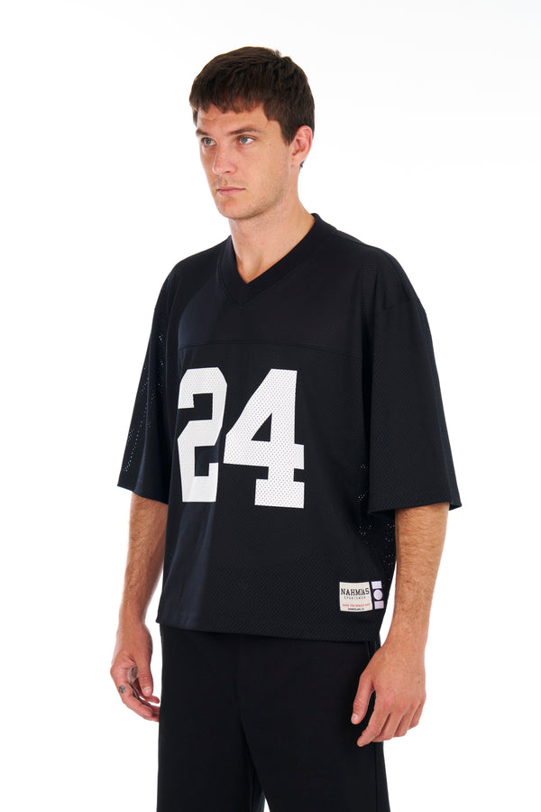 Nahmias 24 Mesh Boxy Jersey Black