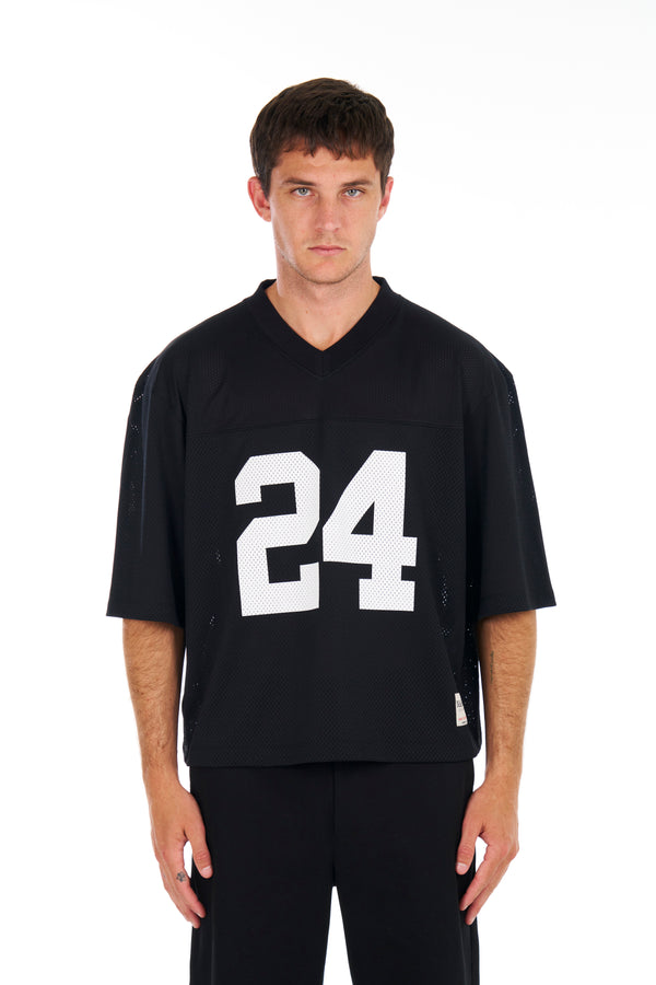 nahmias 24 Mesh Boxy Jersey Black