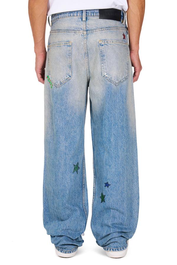 Nahmias Bandaid Baggy Jeans LIGHT WASH