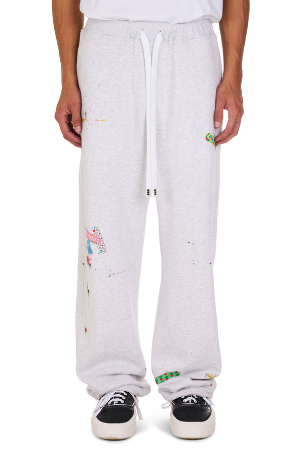 nahmias Bandaid Wide Sweatpants HEATHER GREY