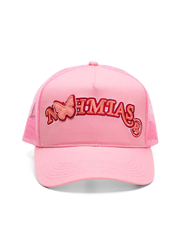 nahmias Nahmias Butterfly Arch Trucker Hat in Pink PINK